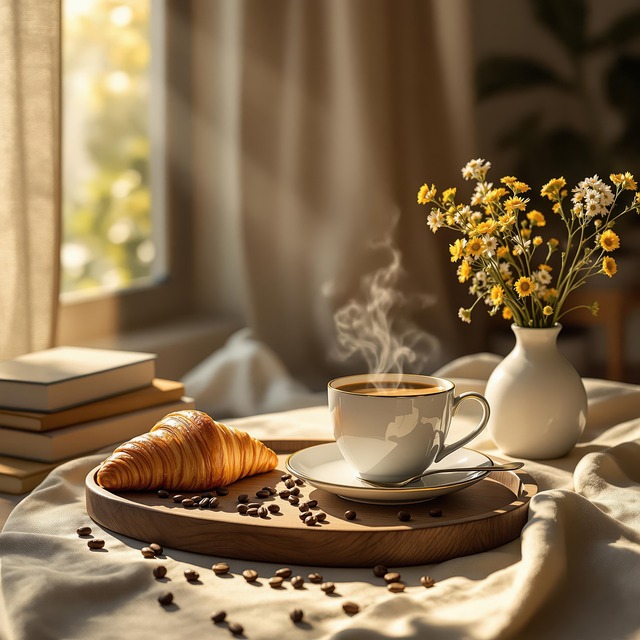 Free Coffee Croissant illustration and picture
