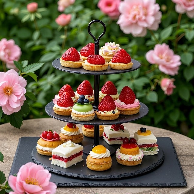 Free ai generated etagere pastries illustration