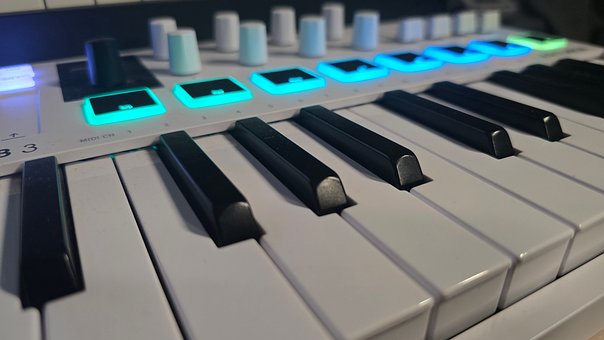 Synth, Midi, Keyboard, Synthesizer