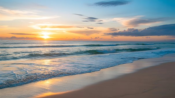 Free Ai Generated Beach illustration and picture
