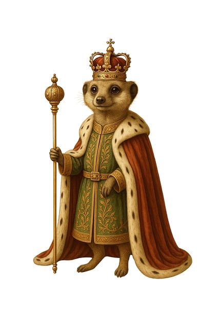 Free meerkat royal animal king vector