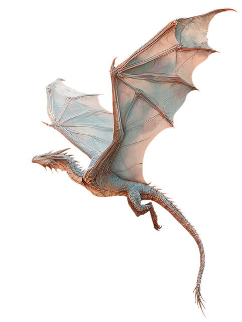 Free ai generated dragon mythical illustration