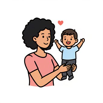 Free Ai Generated Motherhood illustration and picture