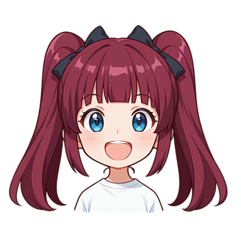 Mädchen, Emoji, Emoticon, Smiley