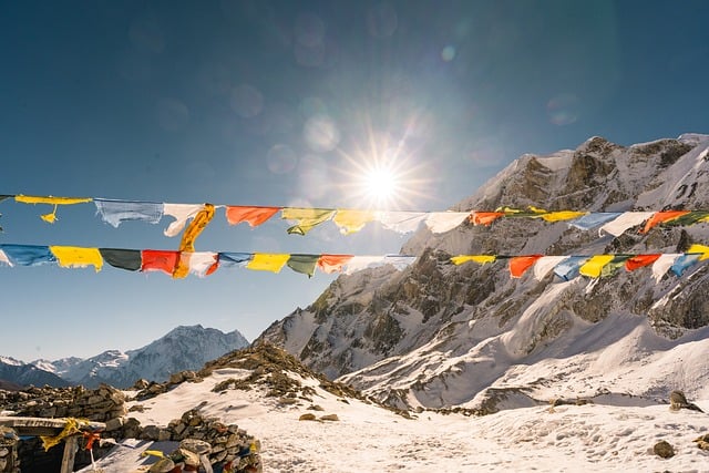 Nepál, Tibet, Himálaj, Modlitba