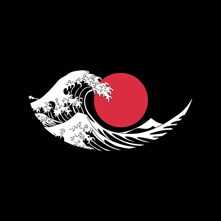 波浪水 破浪 黑色背景 - 免费矢量图形Pixabay