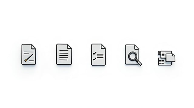 Free document icons document workflow file management illustration