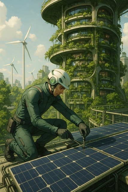 Free ai generated futuristic engineer illustration