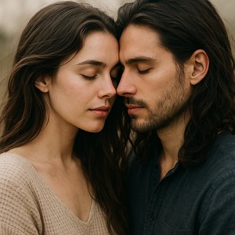 Free Lovers Couple illustration and picture