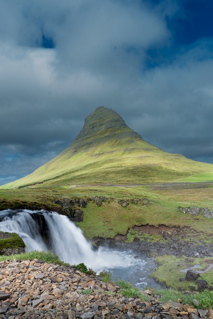 Natuur, Waterval, Panorama, Licht