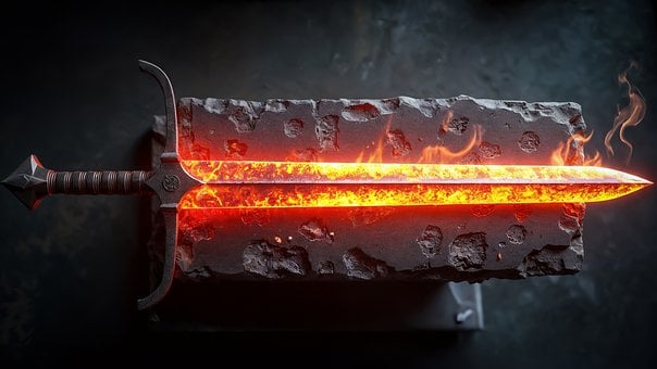 Free Ai Generated Sword illustration and picture