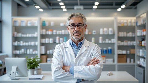 Free Pharmacist Pharmacy illustration and picture