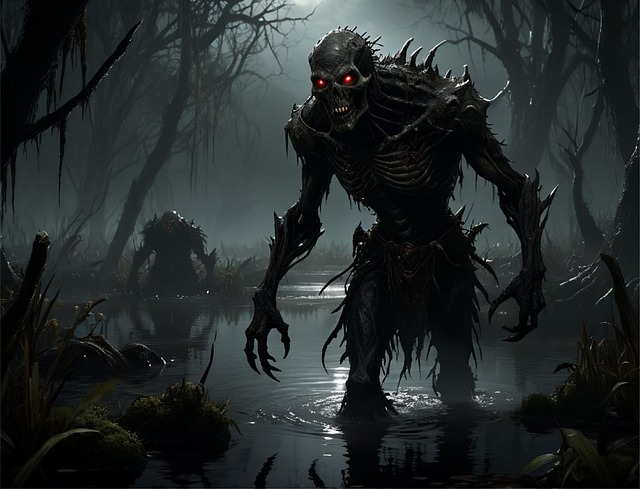 Free fantasy horror darkness illustration
