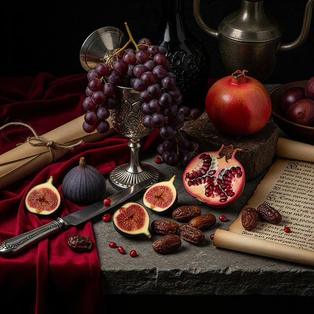 Free ai generated pomegranate fruit illustration