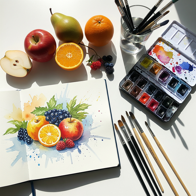 Free ai generated watercolor painting illustration