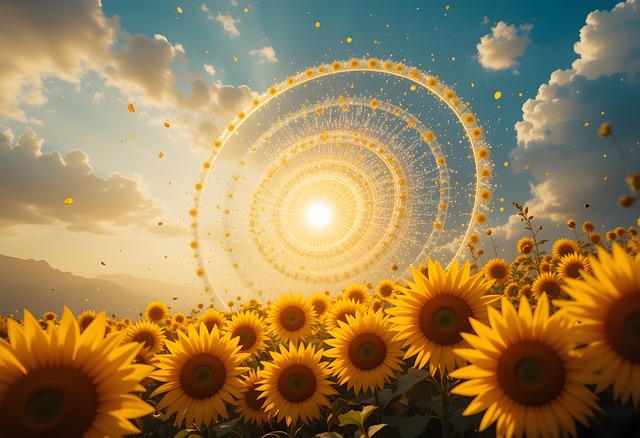 Free ai generated sunflowers flowers illustration
