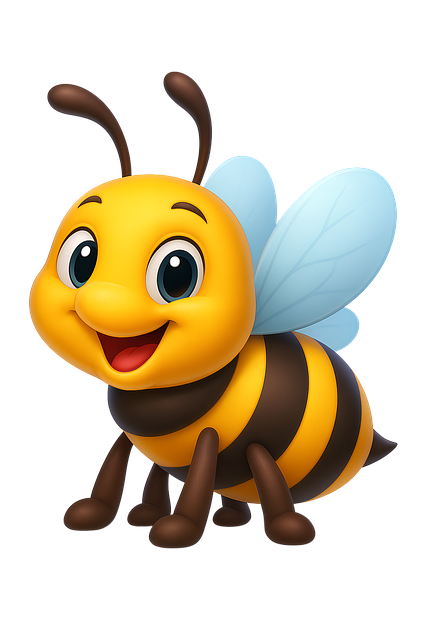 Free ai generated bee insect illustration