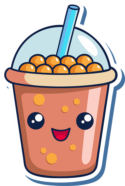 Free ai generated bubble tea nice drink illustration