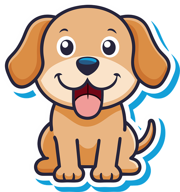 Free ai generated puppy dog vector