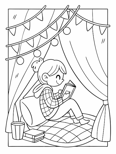 Free ai generated cozy girl vector