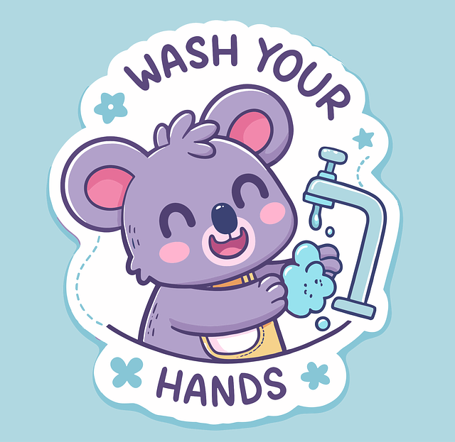Free ai generated koala soap vector