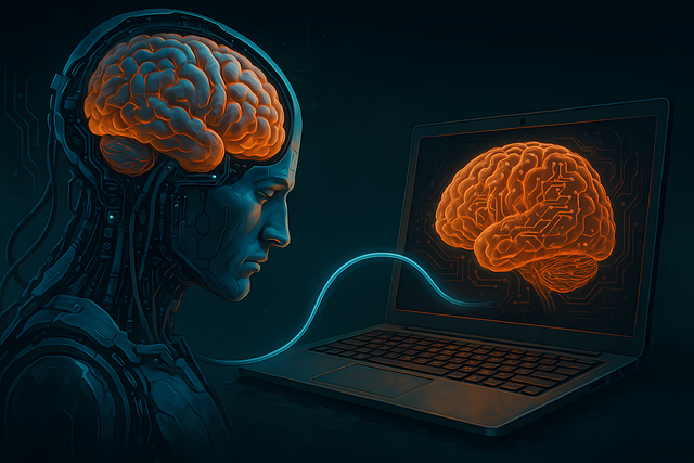 Ai Generiert, Cyber-Gehirn
