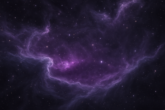 Free purple nebula deep space cosmic background illustration