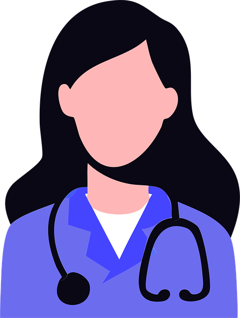 Free female woman doctor illustration