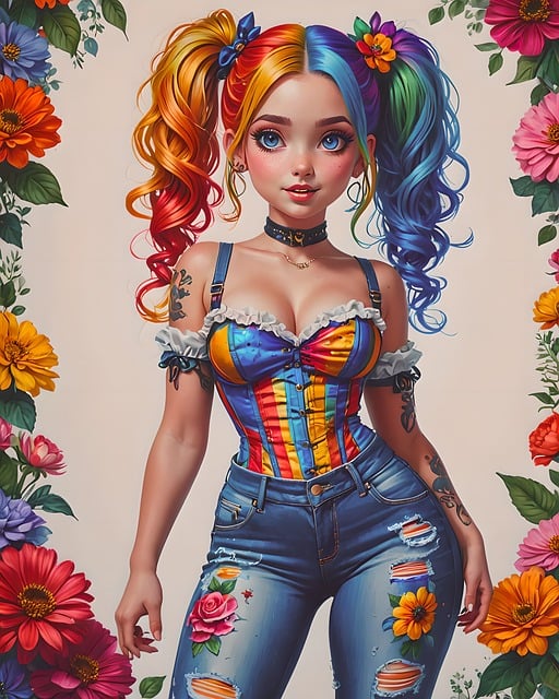 Free Beautiful Woman illustration and picture