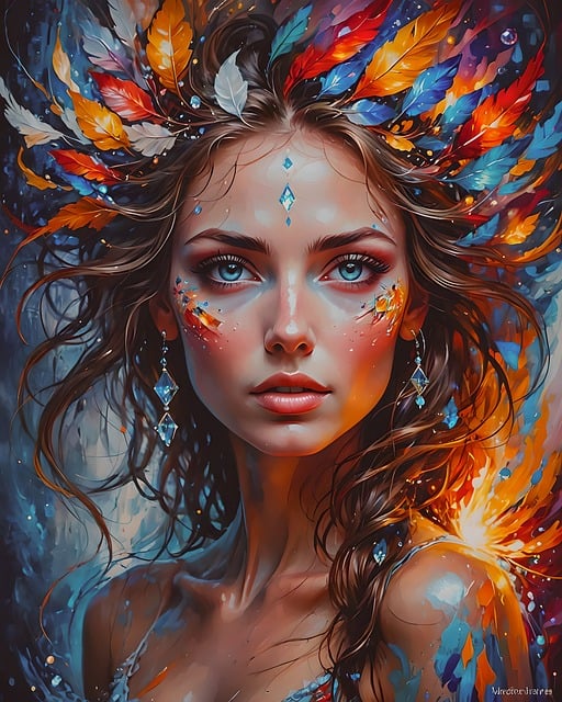 Free Beautiful Woman illustration and picture