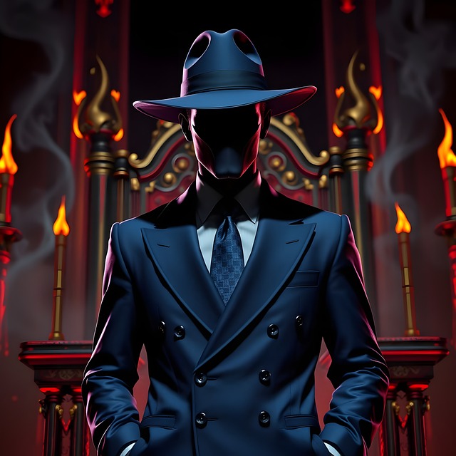 Free shadowman death reaper illustration