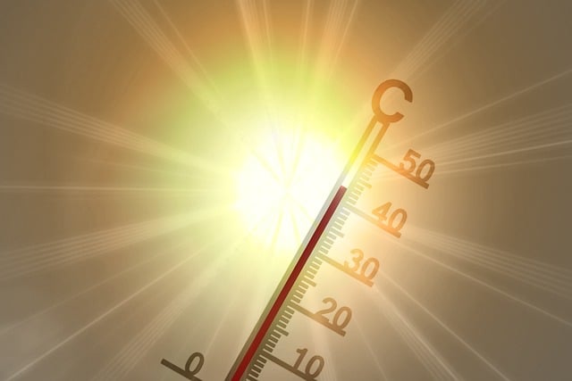 Free global warming climate change heatwaves illustration