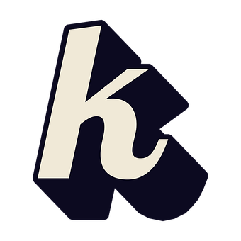 K, Buchstabe, Schriftart, Vlogs, Stein
