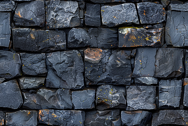 Free stone black wall illustration
