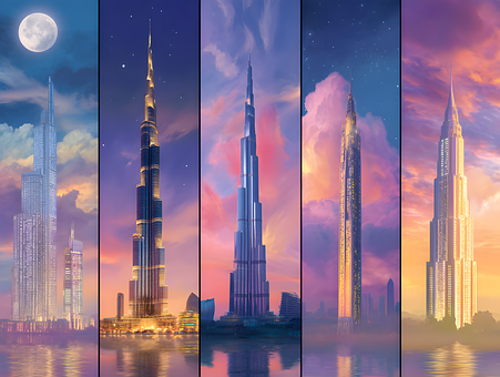 Skyskraper, Arkitektur, Bygning, By