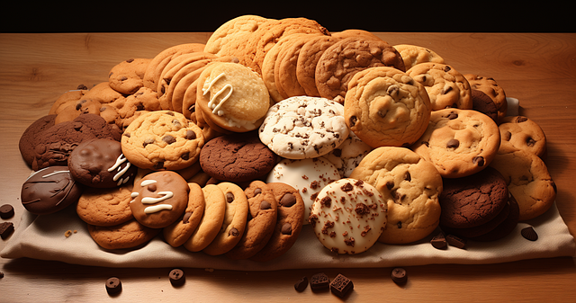 Free cookies choc chip illustration