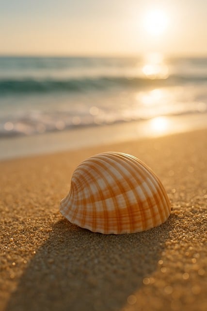 Free ai generated shell summer illustration