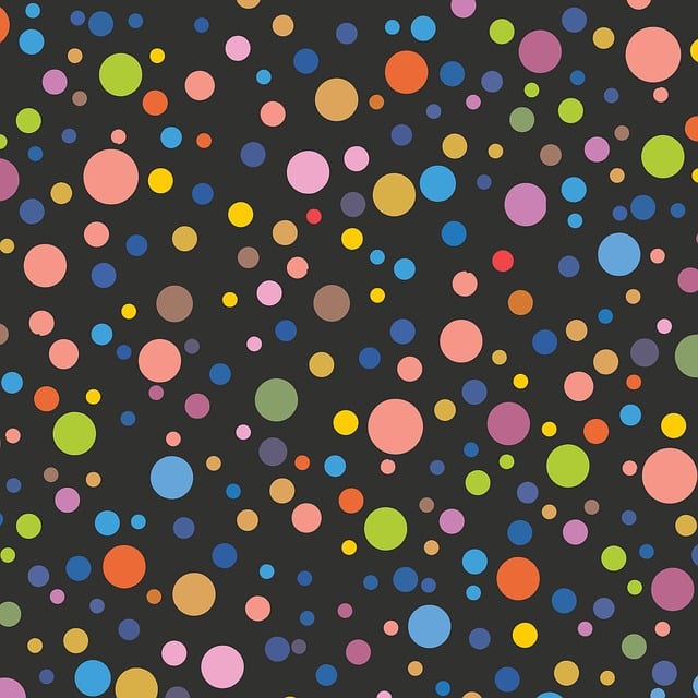 Free colorful confetti background vector