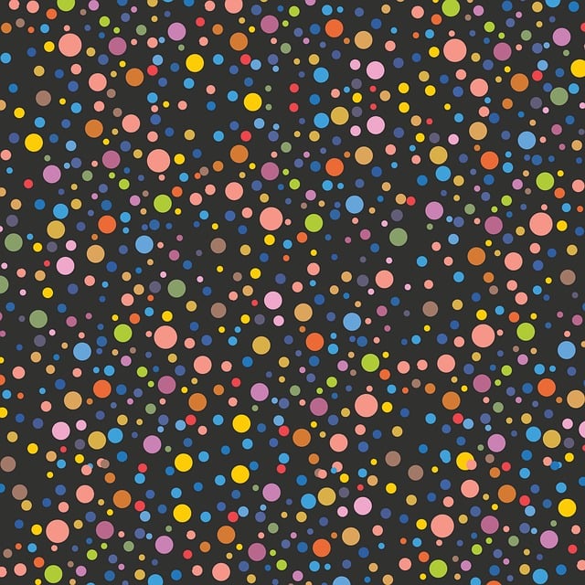 Free colorful confetti background vector