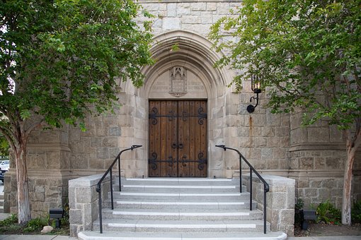 Free Church Door photo and picture