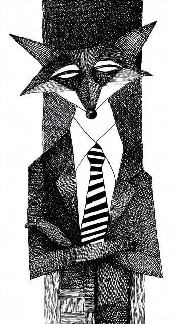 Free ai generated fox anthropomorphic illustration
