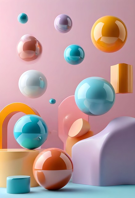 Abstrakt, 3D Former, Blank, Geometrisk