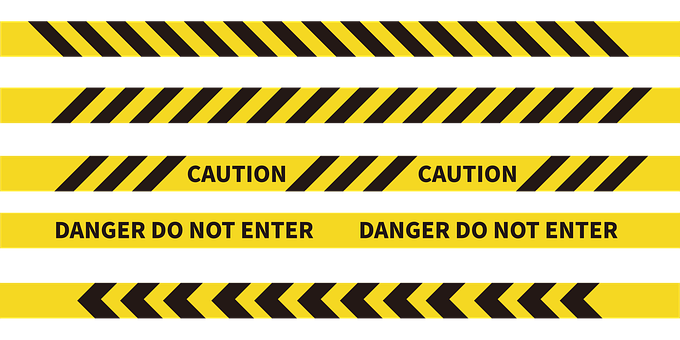 Free Caution Sign vector and picture