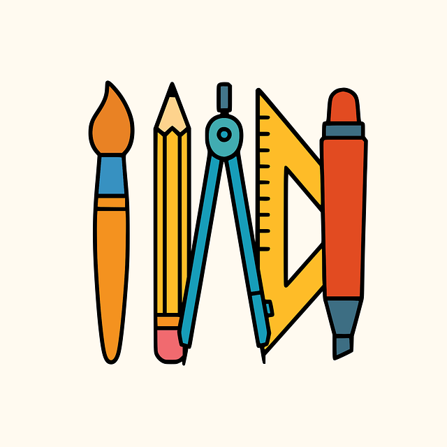 Schoolbenodigdheden, Briefpapier, Kunst