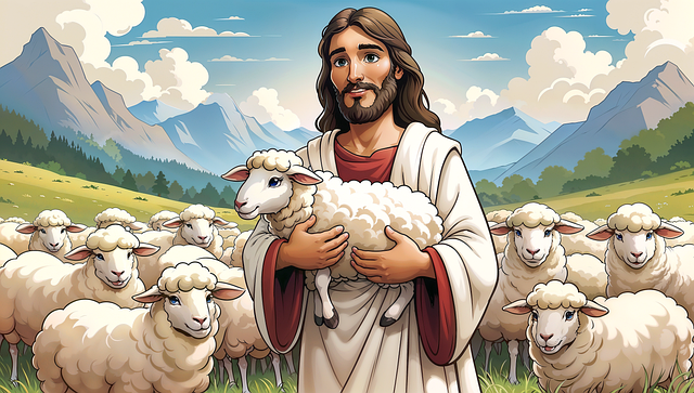 Free Ai Generated Jesus illustration and picture