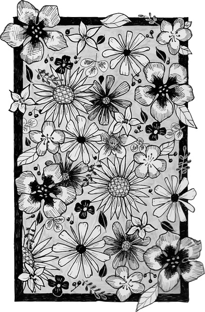 ศิลปะ, งานศิลปะ, Doodle, ดอกไม้