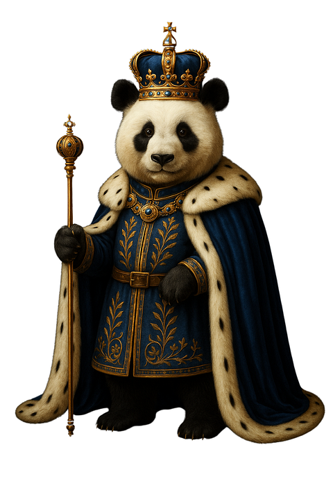 Panda Royal Roi Royauté - Images vectorielles gratuites sur Pixabay