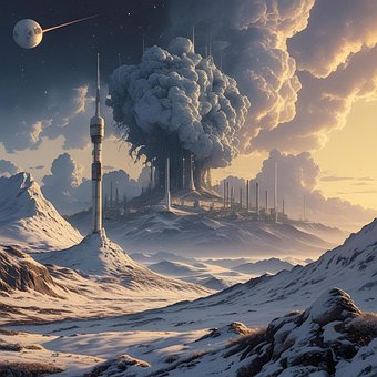 Landschaft, Futuristisch, Surreal, Raum
