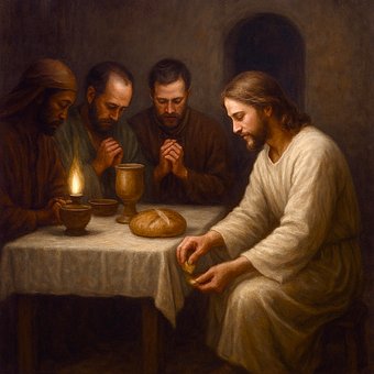 Free Jesus Communion illustration and picture