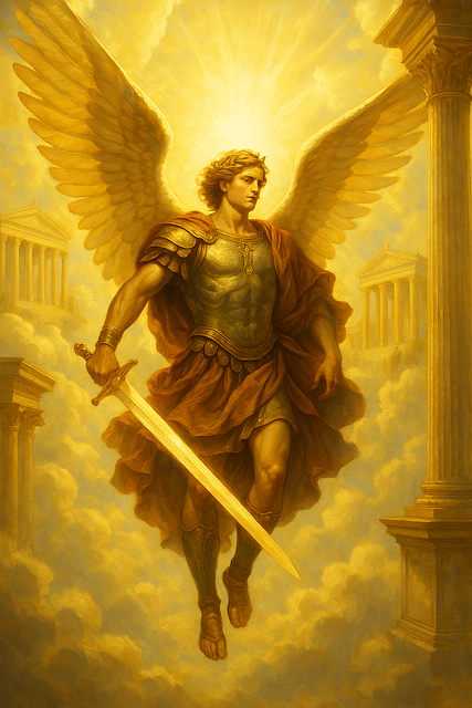 Free ai generated archangel michael the archangel illustration